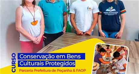 Est sendo um sucesso a parceria entre a Prefeitura de Peanha com a Fundao de Artes de Ouro Preto (FAOP)!